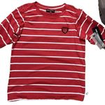 Karl Lagerfeld  Paris Stripes Red And White Shirt Small Photo 0