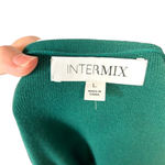 Intermix  Christy Puff Sleeve Cardigan Teal Blue Green‎ Size Large Photo 7