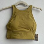 Lululemon NWT  Free to Be Serene Long Line Max Support Gold Size 2 Size XS Strapp Photo 0