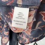 Garnet Hill  Bishop‎ Sleeve Silk Dress with Slip Floral Boho 3/4 Sleeves Size 10 Photo 9