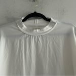 Free People  Heater Slouchy Oversized Mock Neck Long Sleeve Tee White Size Small Photo 7