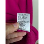 BIANCO & BLU Bright Pink Knit Sweater Merino Blend Long Sleeve Women's Small Photo 4