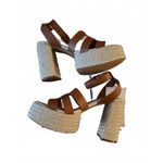 NEW The Drop Platform Women's Shoes Sandals Size 10 Brown Beige Strappy Summer Photo 1