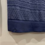 Lululemon  Athletica Rest Less Hoodie Top Size 4 Gatsby Blue/White Long Sleeve Photo 9