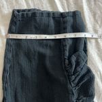 Oh My Gauze Guchi Pants Crop Womens sz 2 L/XL Black Pocket Boho Beach Coastal Size L Photo 8