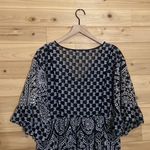 Akemi & Kin Anthropologie Size 2 Oversized Brooke Eyelet Dress Black Photo 9