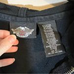 ✨ Harley Davidson Women’s Black Zip Up Hoodie Small Photo 2