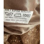 Revelry Sequin Dress~Rose Gold Size 8 Sleeveless Drapey Back Fitted Vneck Formal Photo 5