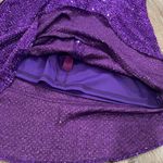 Gunne Sax Vintage  by Jessica McClintock purple sparkle Dress 3/4 Photo 6