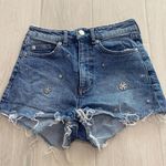 H&M Jeweled Denim Shorts Photo 0