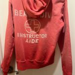 Ralph Lauren Vintage Polo  Beach Division Lifeguard Sun Faded Style Hoodie • Med Photo 7