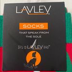 Lavley long Christmas holiday socks Red Photo 3