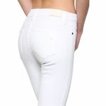 Hidden Jeans Hidden White Taylor Frayed Hem Stretch Denim Skinny Jeans size 26 Photo 1