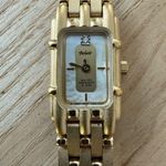 Belair Diamond Rare Luxury Gold Ladies Watch Pearl Dial Gold Bracelet Case Photo 3