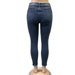 PacSun  ColorBlock High Rise Denim Ankle Crop Skinny Blue Jeans Womens 27 Photo 2