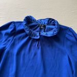 J.Crew  Ruffleneck Crepe Blouse Photo 4