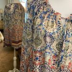 Daniel Rainn Bohemian Print Blouse w/tassels Photo 1