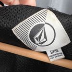 Volcom  Enemy Lines Jacket Black Hooded Zip Up Windbreaker Womens Small Photo 7