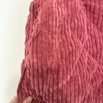 BIBI corduroy pink puffer vest full zip size XL outdoors casual Photo 4