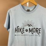 Gildan Heavy Hike Worry Less More Size Medium Mountains Mental Health Outdoor Photo 7