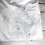 White Flared Bootcut Embroidered Belle Jeans with Rhinestones by Jeanstar 10M Size 10 Photo 2