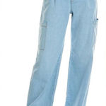 joe's jeans NWT Joe's Women's Jeans The Petra Natural Wide Leg Cargo Jeans size 30 Photo 0
