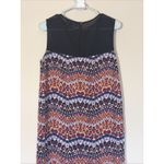 Sam Edelman Black Multicolor Jewel Gem Stone Chiffon Mini Shift Dress Womens XS Photo 4