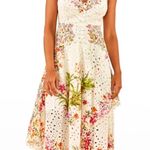 Farm Rio Scarves Eyelet Midi Dress Photo 4