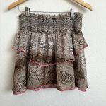 Ramy Brook Printed Malta Ruffle Mini Skirt Photo 4