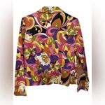 Paraphrase  multicolored 60s pattern button front jacket Photo 1