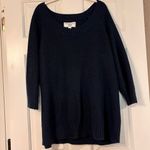 Avenue  Design Sweater Collection Blue Ribbed 3/4 Sleeve 22/24 Sweater Photo 1
