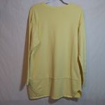 Hot Cotton Butter Yellow Long Sleeve Crew Neck Sweatshirt Size M Size M Photo 6
