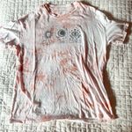 American Eagle Pink Tie Dye Oversized Graphic T-Shirt Size XS/S Photo 0