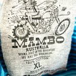 Mambo Australia Women’s XL Blue Striped Long Sleeve Hooded Shirt • U.S. Size 10 Photo 7