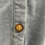 Poetry Hemp Organic Cotton Blend Sweater Cardigan Jacket Ocean Blue size 14 Photo 3