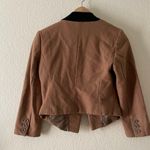 Trouvé Cropped Wool Blazer, tan/black Size XS Photo 3