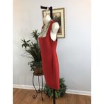 Likely Woman Sheath Dress 6 Sleeveless Square Neck Boho Cocktail Party Preppy Photo 2