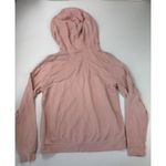Nike  Hoodie Pullover Sweatshirt Gold Logo Athleisure Comfy Pink Size‎ S Photo 5