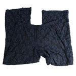 WAYF NWT  Women's Lace Floral Blue Wide-Leg Pants Sz XL Photo 0