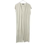 ZARA Midi Off White Stretchy Dress(Size Medium) Photo 2