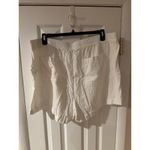 Old Navy Women's Shorts Linen Blend Pockets Pull On White XXL NWT Photo 7