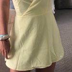 superdown Yellow Low Cut Skater Dress Photo 0