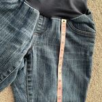 Motherhood Maternity Oh Baby By  Pregnancy Jean Capris With Belly Band | Medium Photo 7