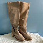 Free People Jasper Platform Tan Suede Over The Knee Boots Photo 4