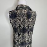Banana Republic  Snakeskin Shift Dress Sz 2 Cargo Pockets Photo 2