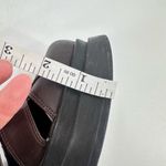 Vintage Y2k 90's Fisherman Chunky Block Heel Brown Faux Leather Sandal Size 6.5 Photo 13