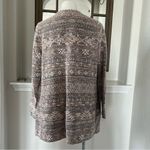 Lucky Brand Aztec Print Tweed Cardigan/Jacket Size L EXCELLENT! Photo 5