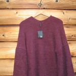 Do Everything In Love NWT Super Soft Maroon Bell Sleeve Cardigan Sweater S M L XL Photo 5