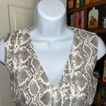 Commando  Faux Snakeskin Bodysuit Size Medium with Thong Back Photo 2