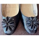 Comfortview Woman's Rhea Black Ballet Flat Slide On Shoe 9M Photo 5